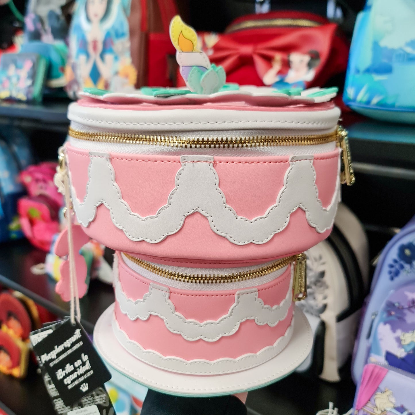 DISNEY ALICE IN WONDERLAND UNBIRTHDAY CAKE CROSSBODY BAG