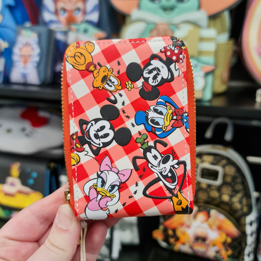 MICKEY AND FRIENDS PICNIC ACCORDION WALLET
