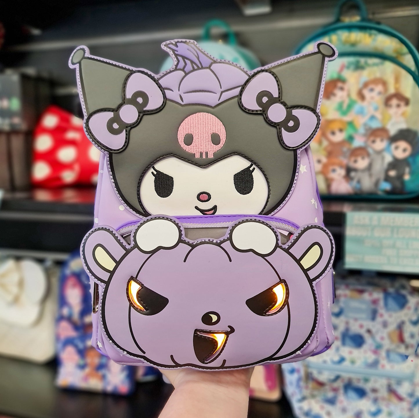 SANRIO KUROMI PUMPKIN MINI BACKPACK