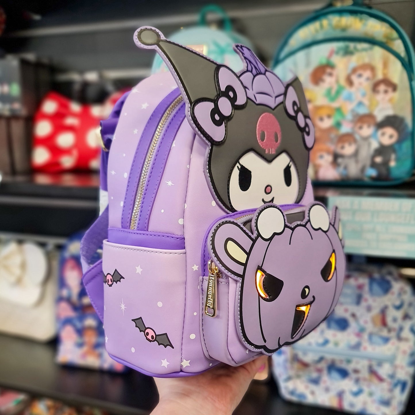 SANRIO KUROMI PUMPKIN MINI BACKPACK