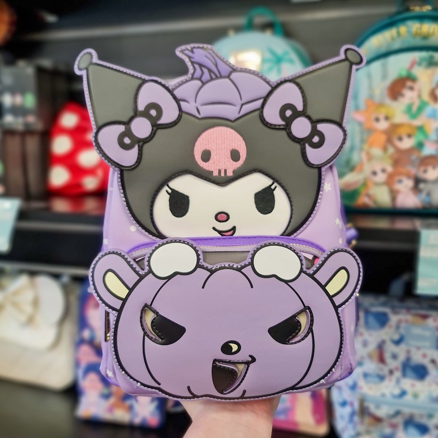 SANRIO KUROMI PUMPKIN MINI BACKPACK