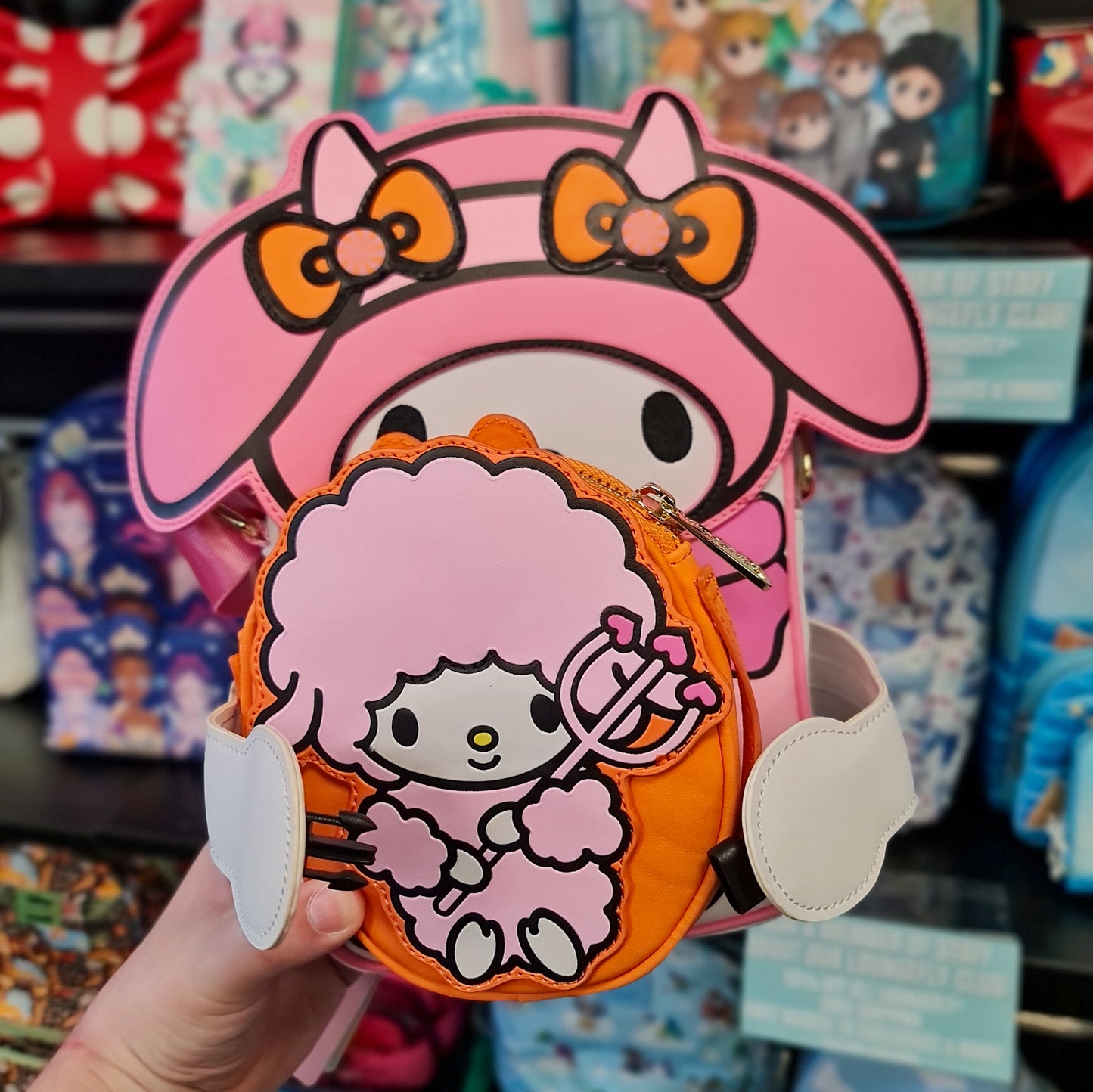 SANRIO MY MELODIY DEVIL CROSSBUDDIES BAG