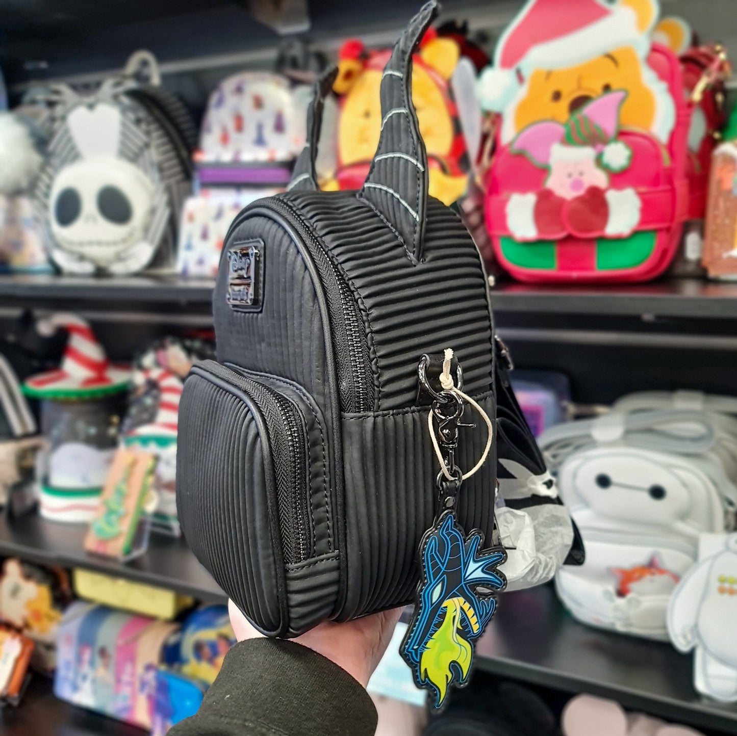 DISNEY VILLAINS MALIFICENT CONVERTIBLE MINI BACKPACK