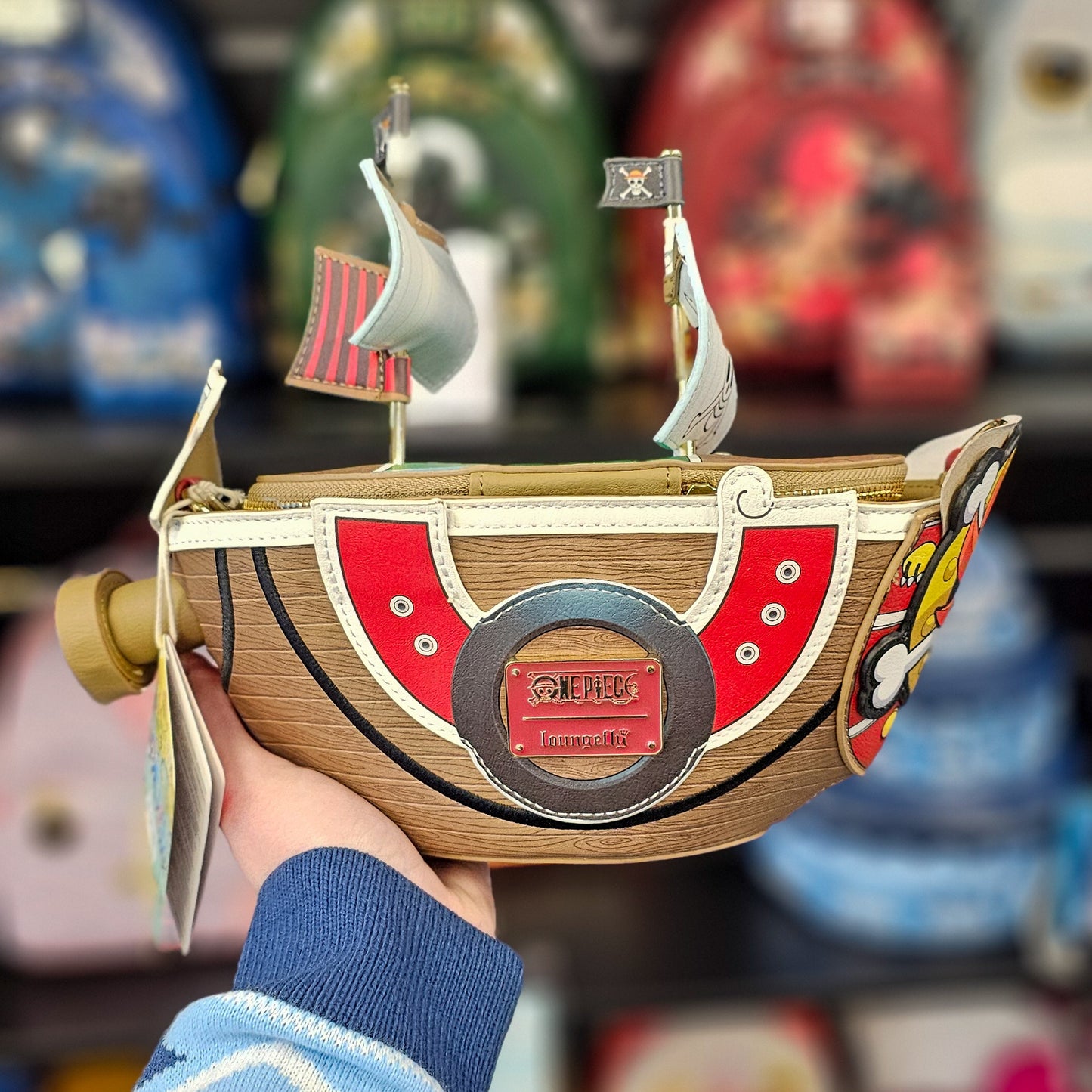 TOEI ONE PIECE SUNNY FIGURAL CROSSBODY BAG