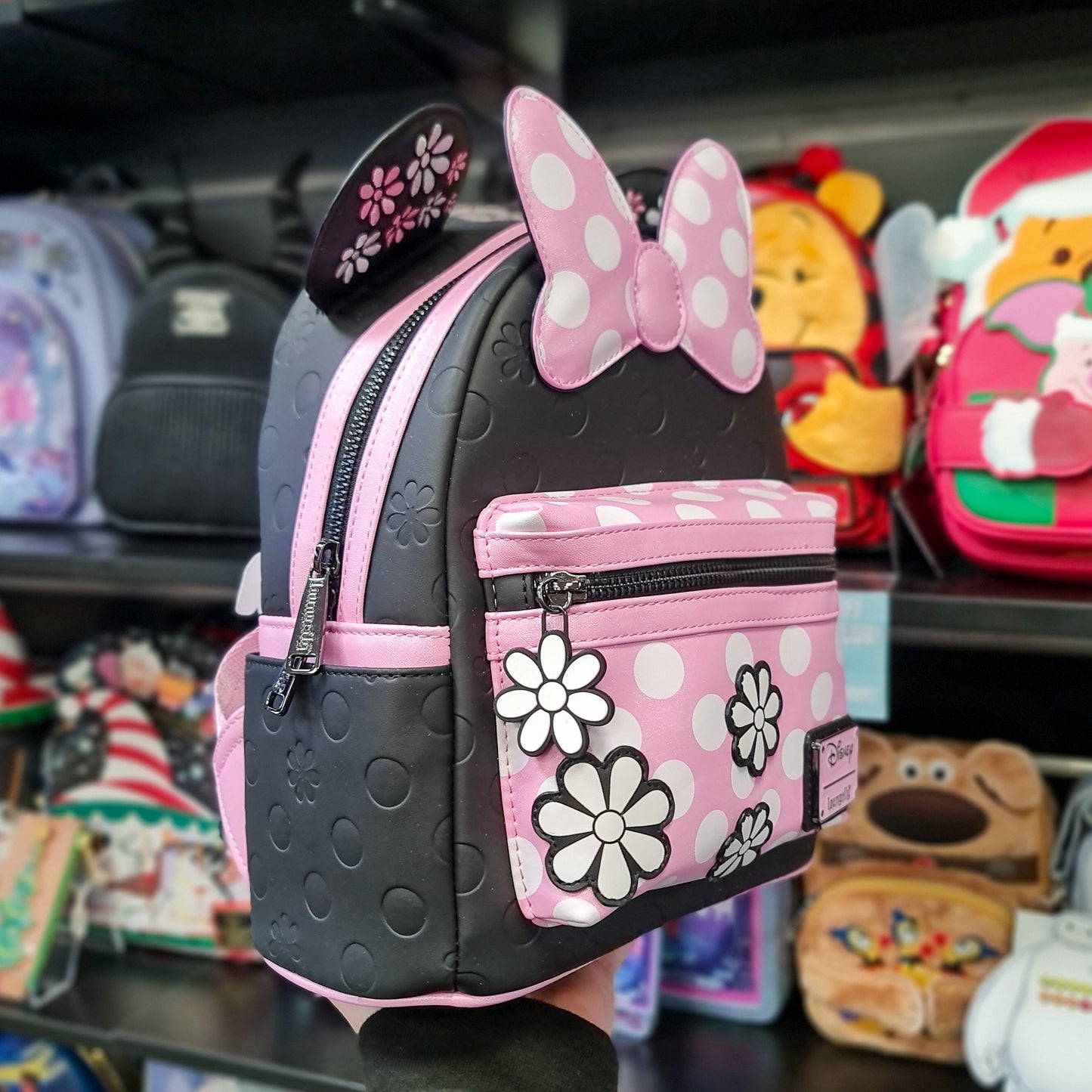 LF DISNEY MINNIE FLORAL ROCK THE DOTS MINI BACKPACK