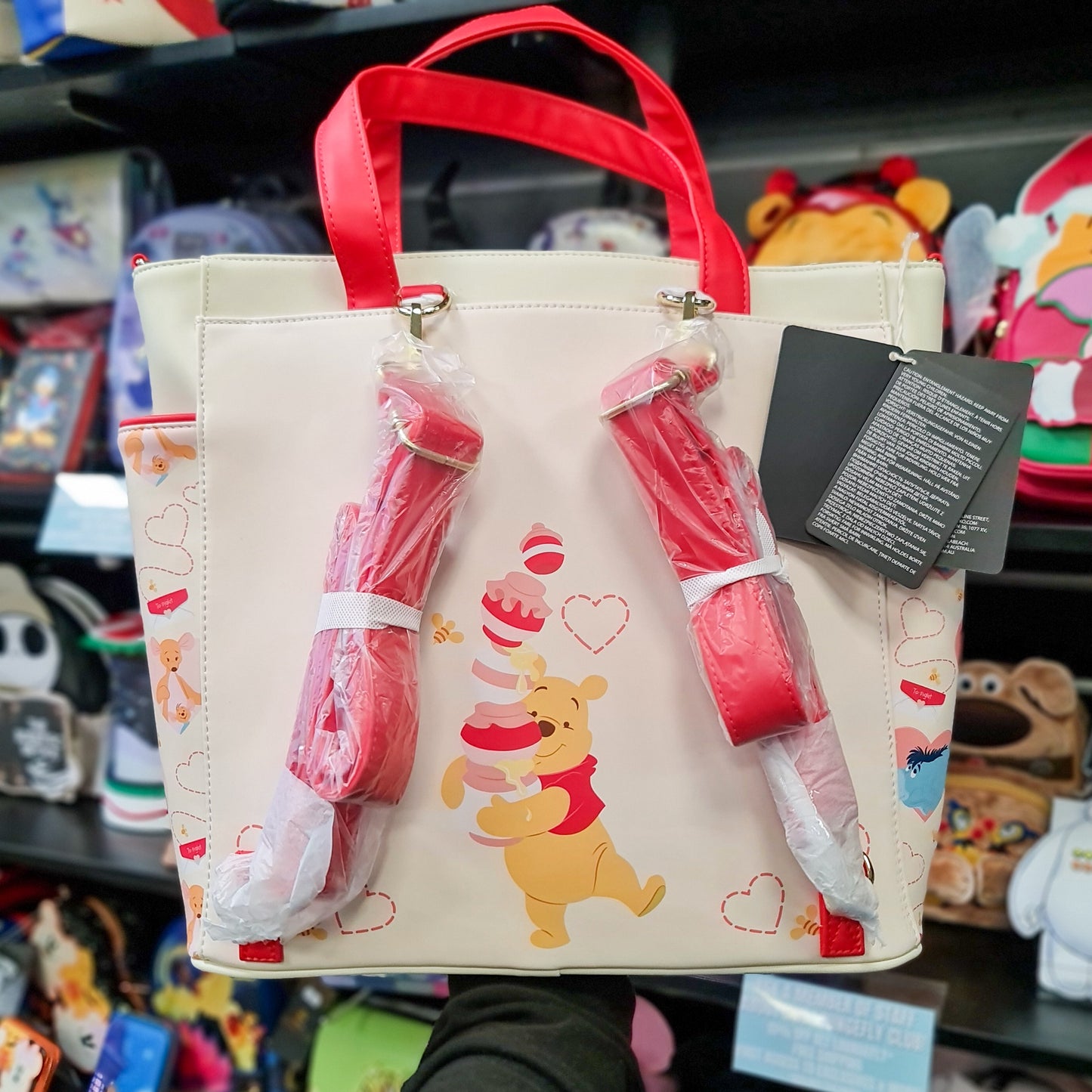 LF DISNEY WTP LOVE CONVERTIBLE BACKPACK AND TOTE BAG
