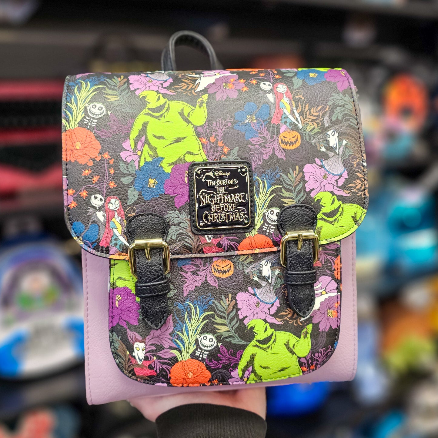 DISNEY NBX FLORAL PUMPKIN MINI BACKPACK EXCLUSIVE