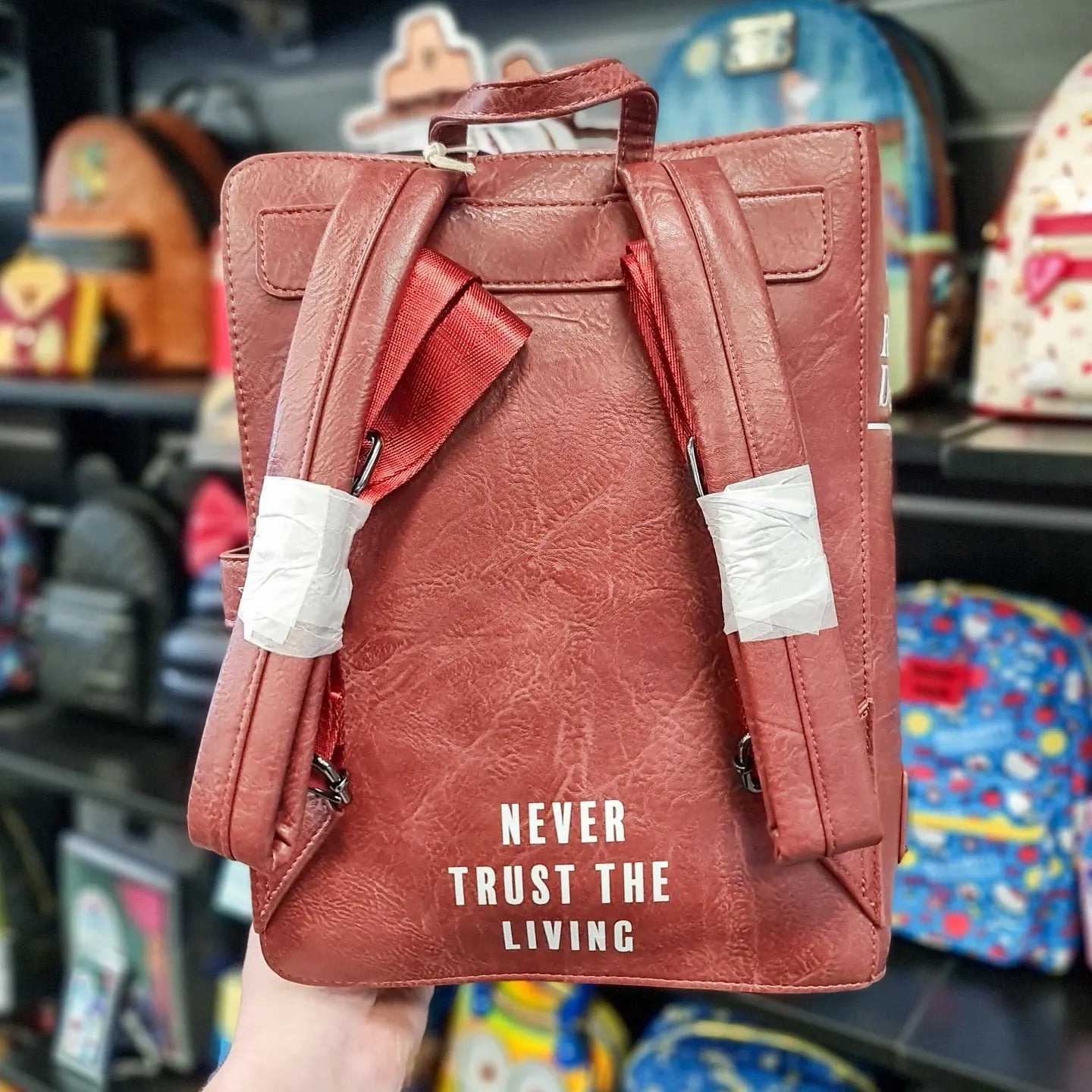 BEETLEJUICE HANDBOOK FOR THE RECENTLY DECEASED PIN TRADER BACKPACK