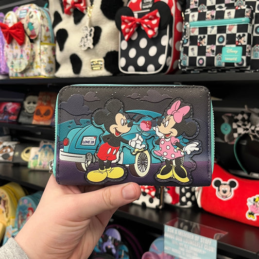 Disney Mickey & Minnie Date Night Diner Zip Around Wallet
