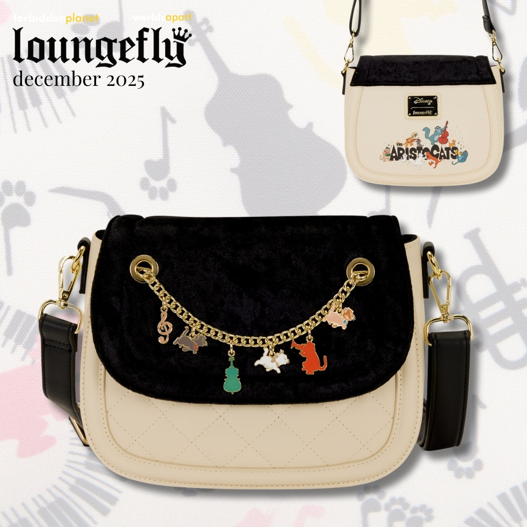 DISNEY ARISTOCATS CHARM CROSSBODY BAG