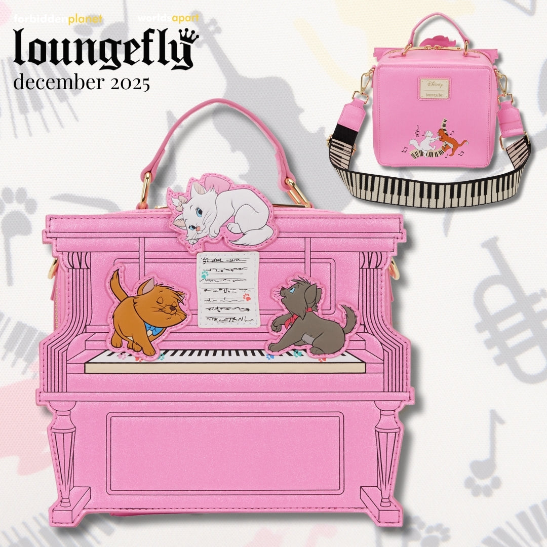 DISNEY ARISTOCATS FIGURAL PIANO CROSSBODY BAG