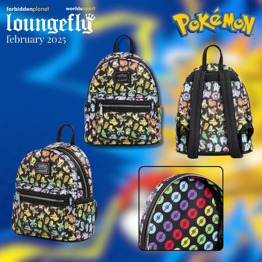 POKEMON MULTI CHARACTER AOP LF MINI BACKPACK