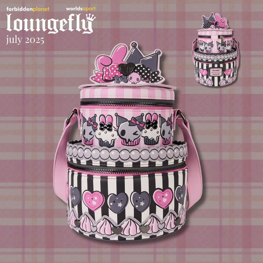 SANRIO MY MELODY AND KUROMI LF FIGURAL CROSSBODY BAG