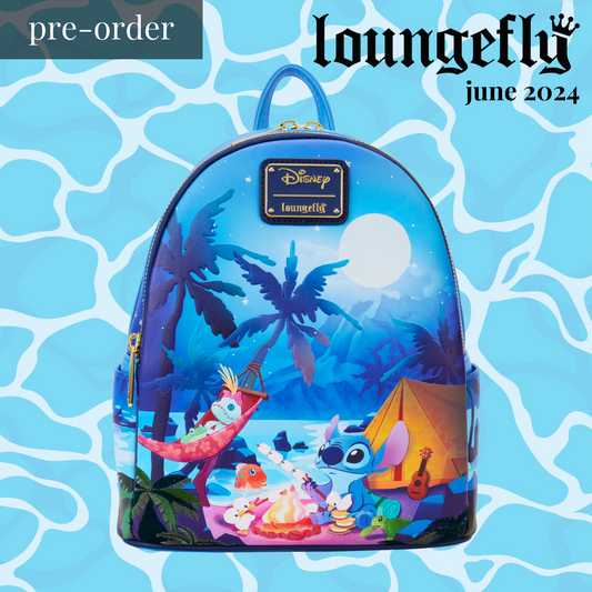 DISNEY LILO AND STITCH CAMPING CUTIES MINI BACKPACK