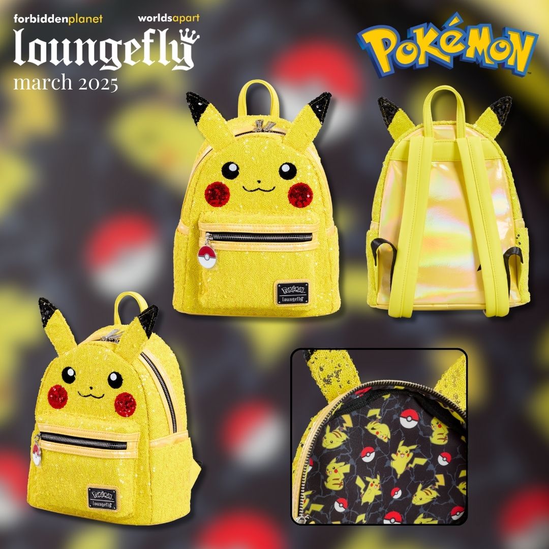 POKEMON SEQUIN PIKACHU COSPLAY LF MINI BACKPACK