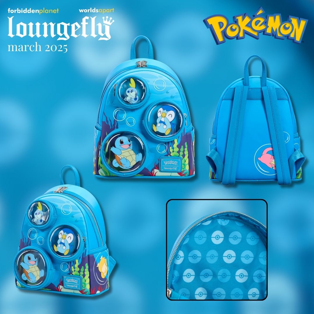 POKEMON BUBBLES WATER POKEMON LF MINI BACKPACK