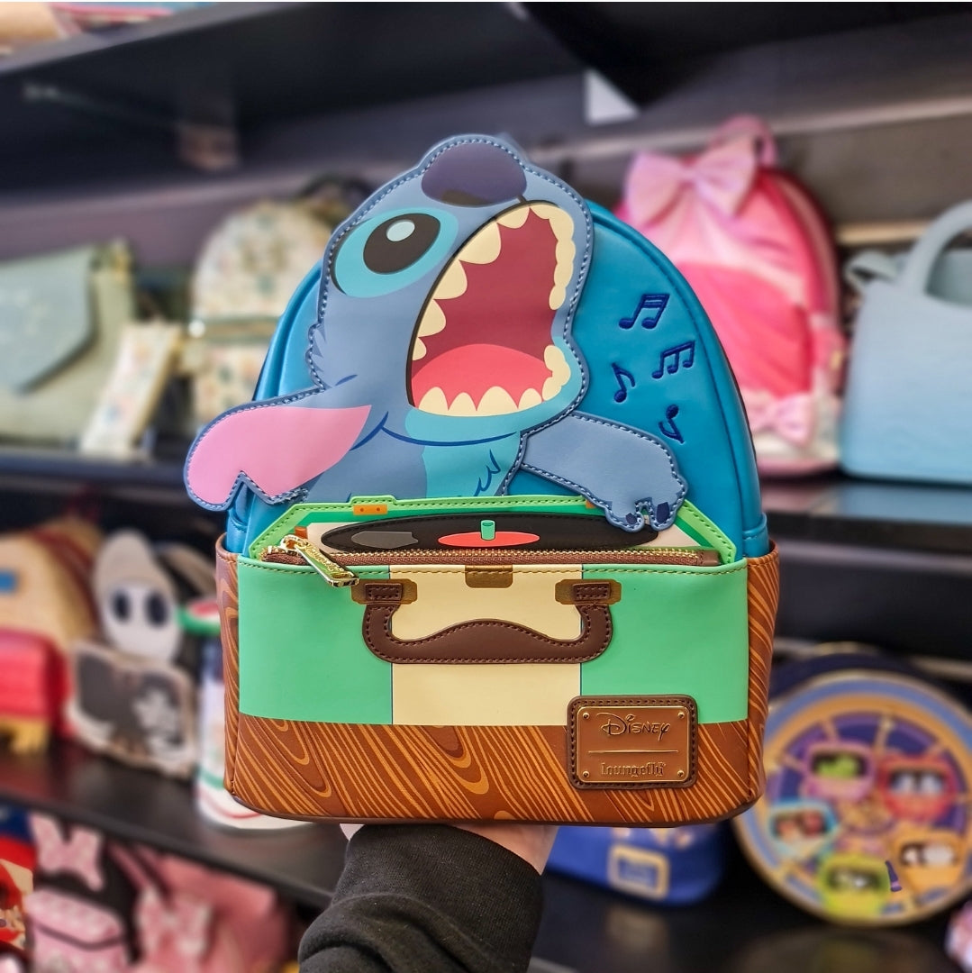 DISNEY STITCH TURNTABLE FIGURAL LF MINI BACKPACK