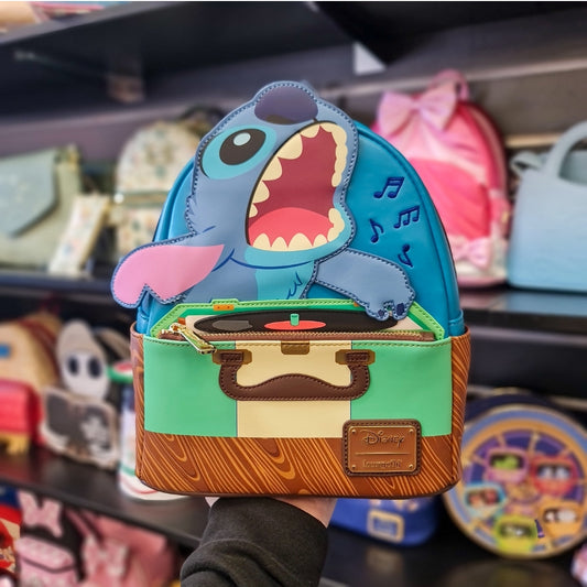 DISNEY STITCH TURNTABLE FIGURAL LF MINI BACKPACK