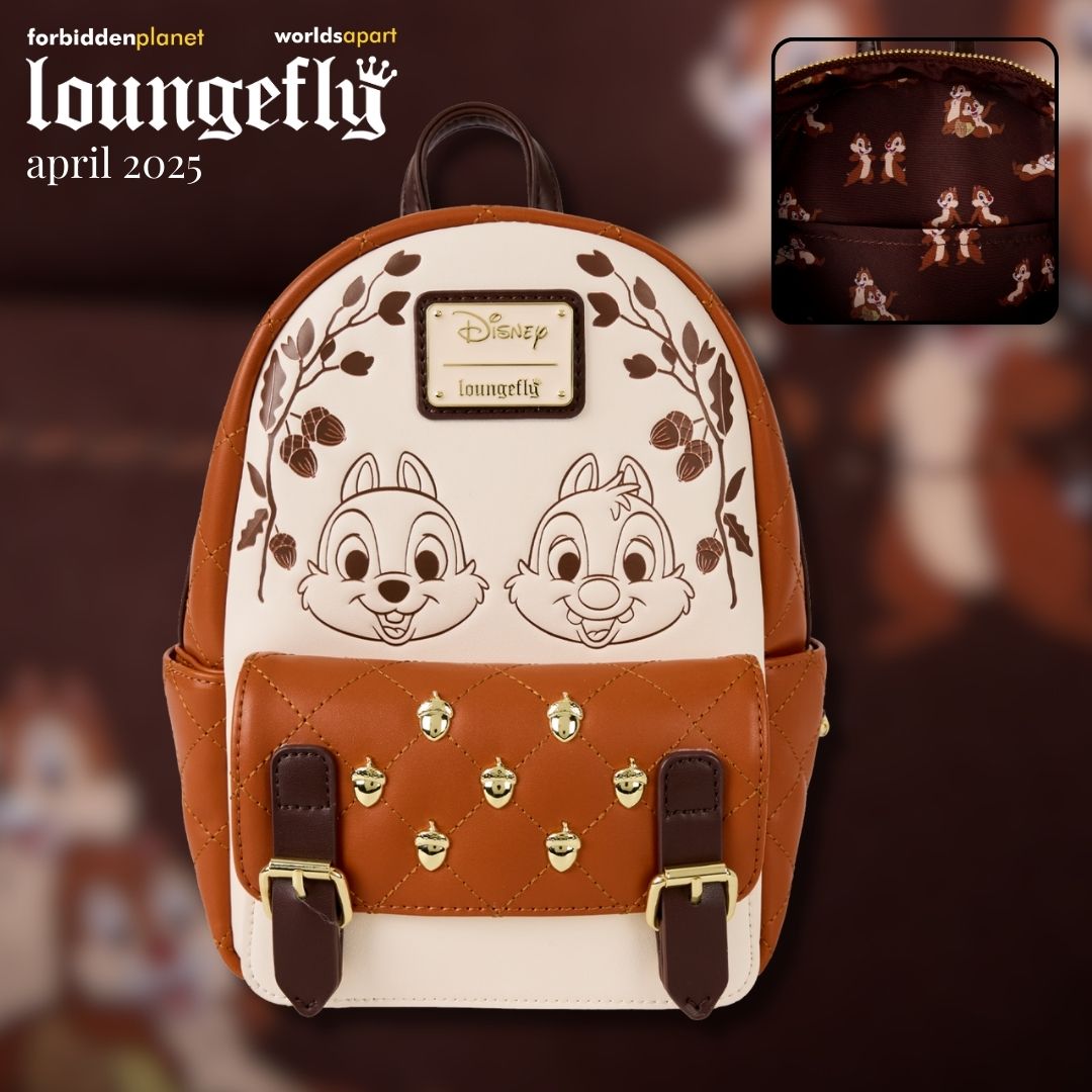 DISNEY CHIP AND DALE QUILTED LF MINI BACKPACK