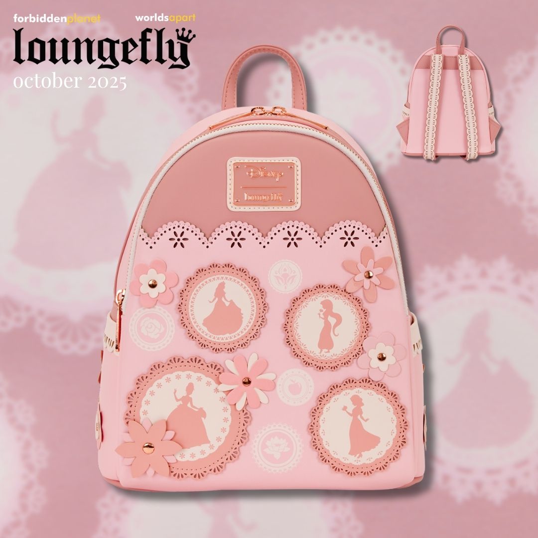 DISNEY PRINCESS STAINED GLASS LF MINI BACKPACK