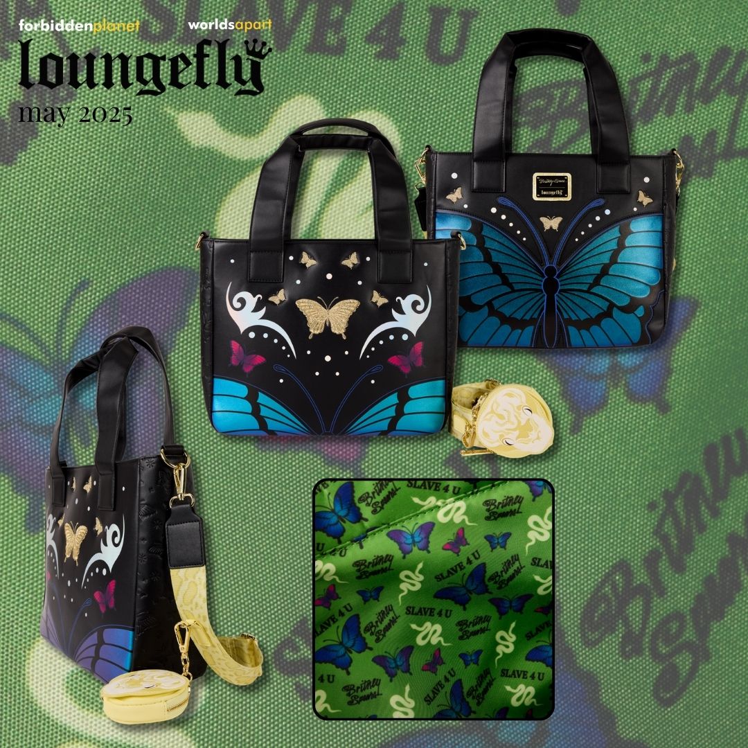 BRITNEY SPEARS BUTTERFLY LF TOTE BAG WITH COIN BAG
