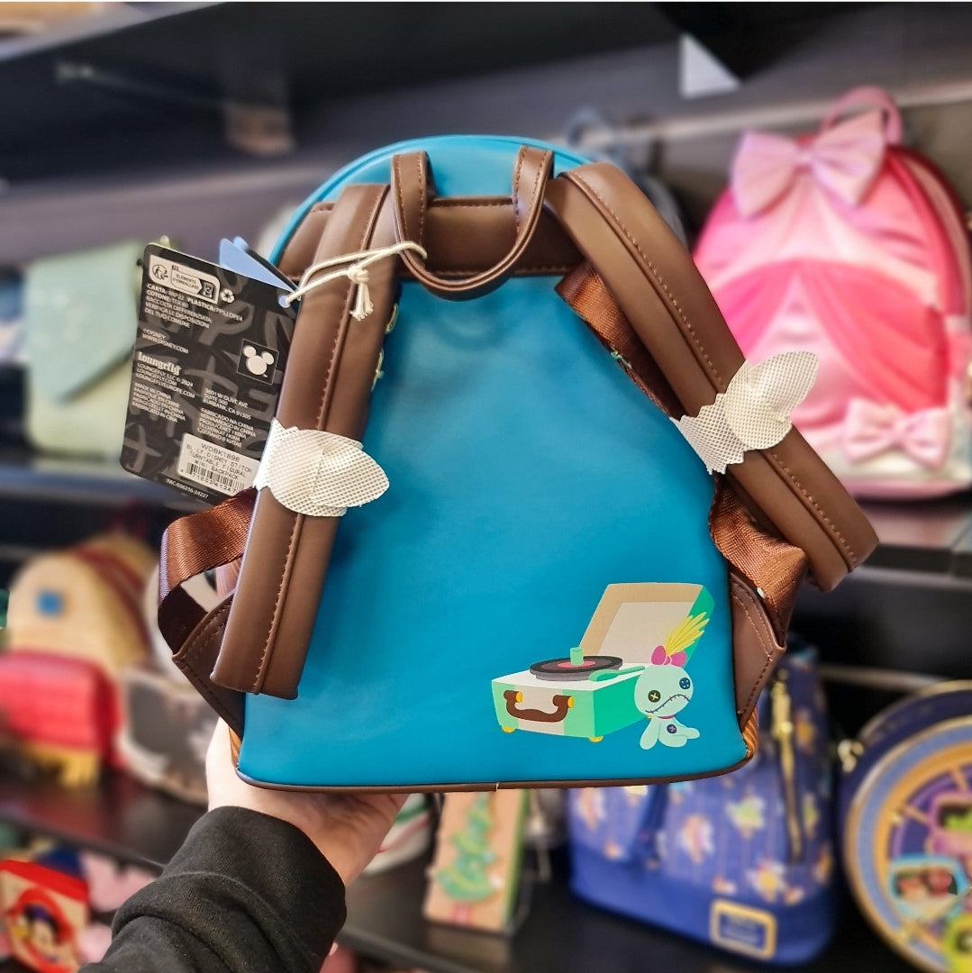 DISNEY STITCH TURNTABLE FIGURAL LF MINI BACKPACK