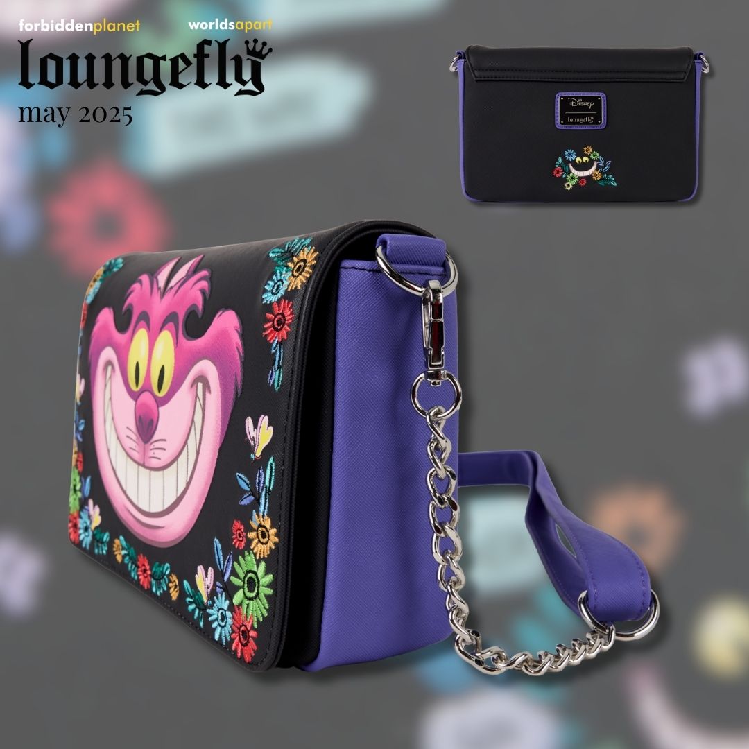 DISNEY ALICE IN WONDERLAND CHESHIRE CAT LF CROSSBODY BAG