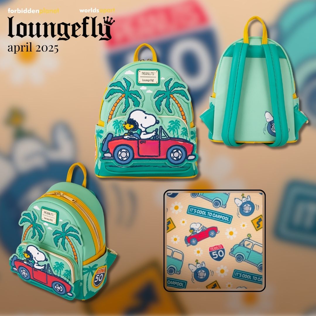 PEANUTS SNOOPY ROAD TRIP LF MINI BACKPACK