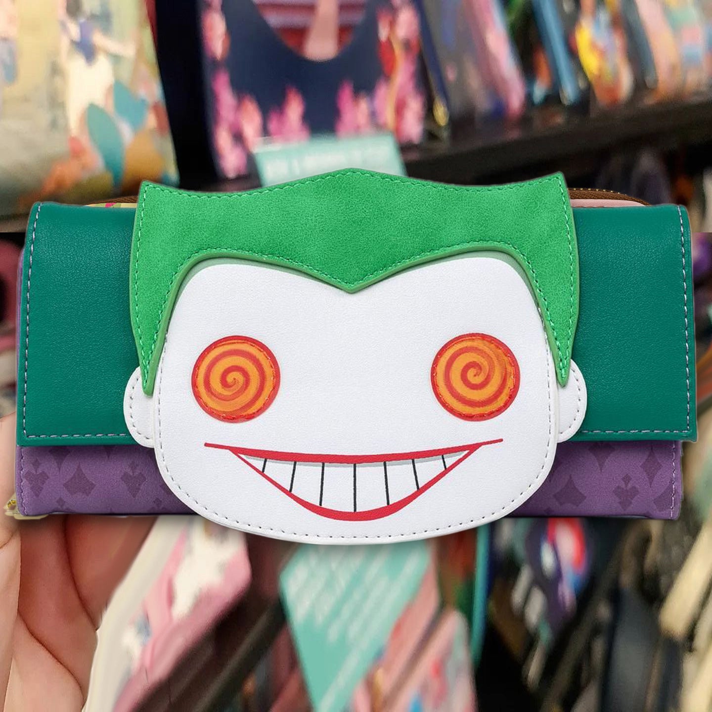 DC Comics Joker Head TRI FOLD Wallet