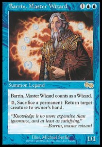 Barrin, Master Wizard - Urza's Saga (Rare) [USG-63]