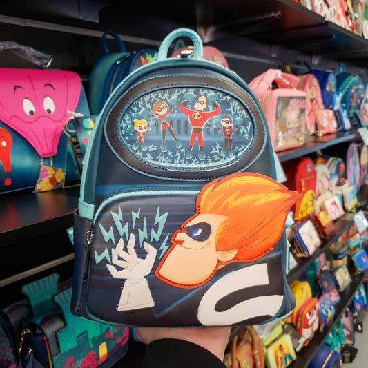 Pixar The Incredibles Syndrome Glow Mini Backpack