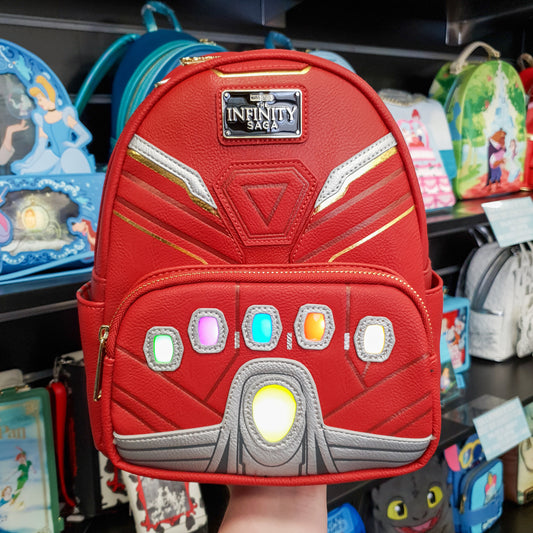 Marvel Infinity Saga Gauntlet Light Up Iron Man Mini Backpack