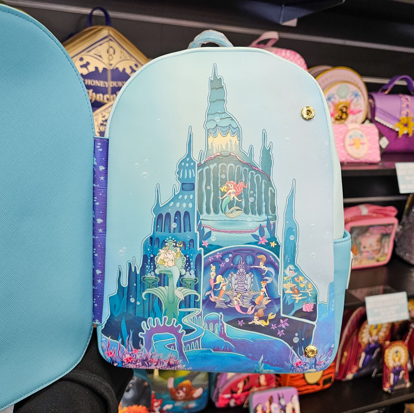 The Little Mermaid Castle Mini Backpack