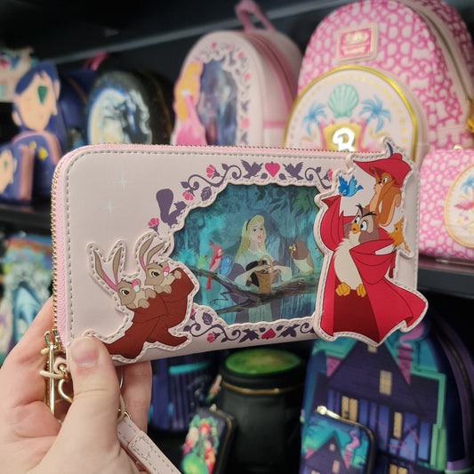 Loungefly Disney Sleeping Beauty Princess Lenticular Wristlet