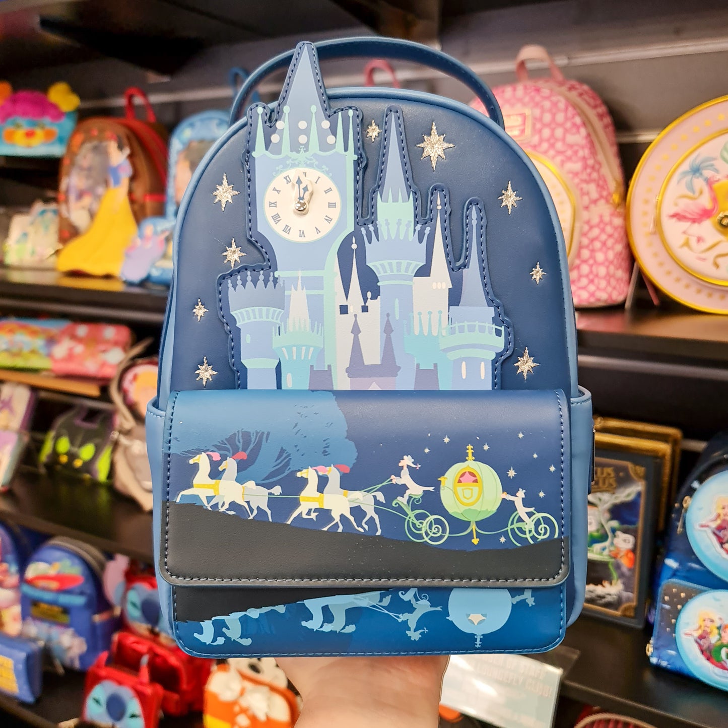 Disney Cinderella Night Castle & Carriage Mini Back Pack