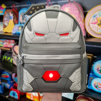 Marvel Light Up War Machine Cosplay Mini Backpack