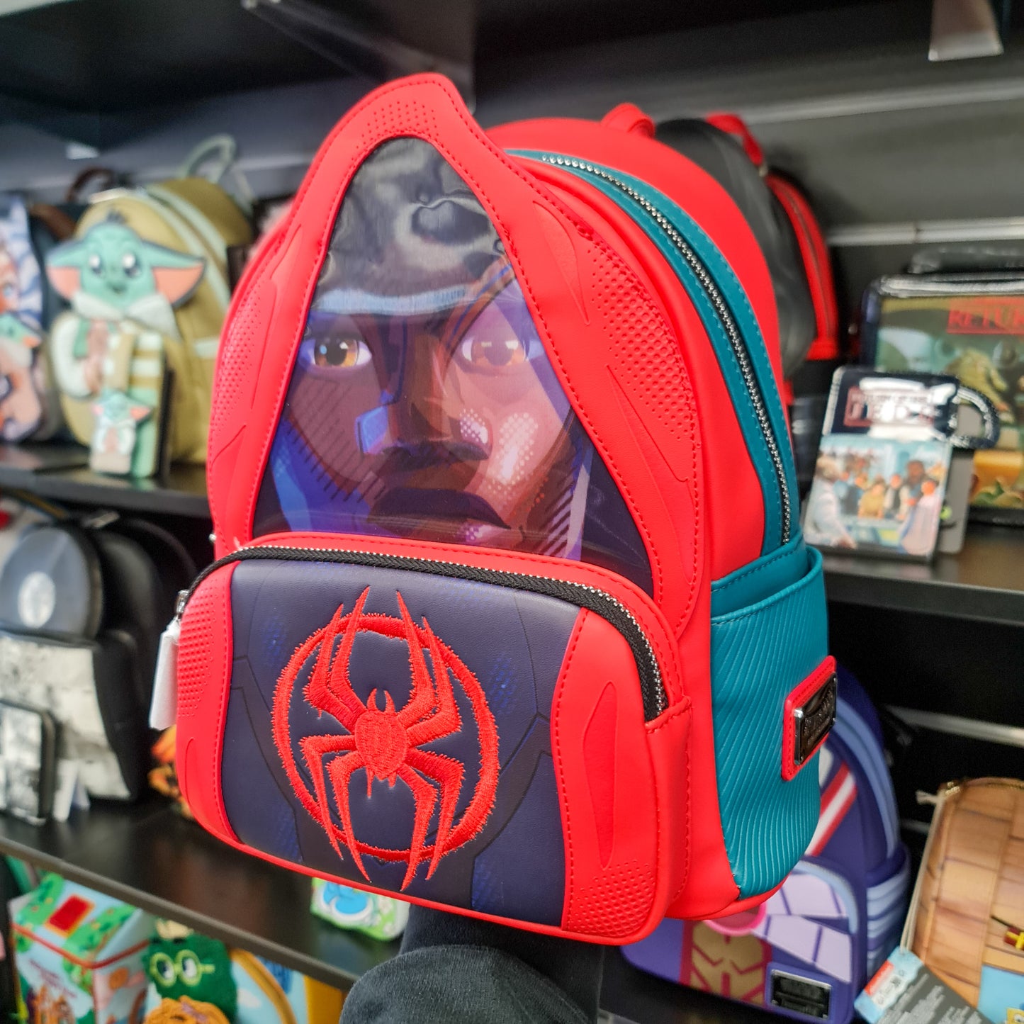 SPIDERVERSE MILES MORALES HOODY COSPLAY MINI BACKPACK