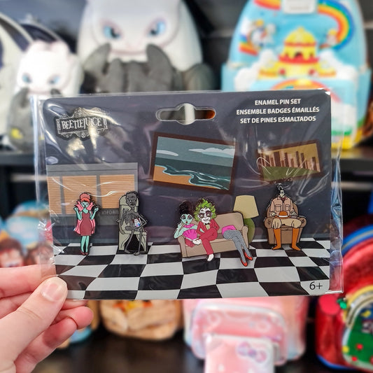 BEETLEJUICE 4 PC PIN SET