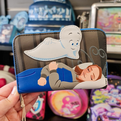 UNIVERSAL CASPER THE FRIENDLY GHOST HALLOWEEN ZIP AROUND WALLET