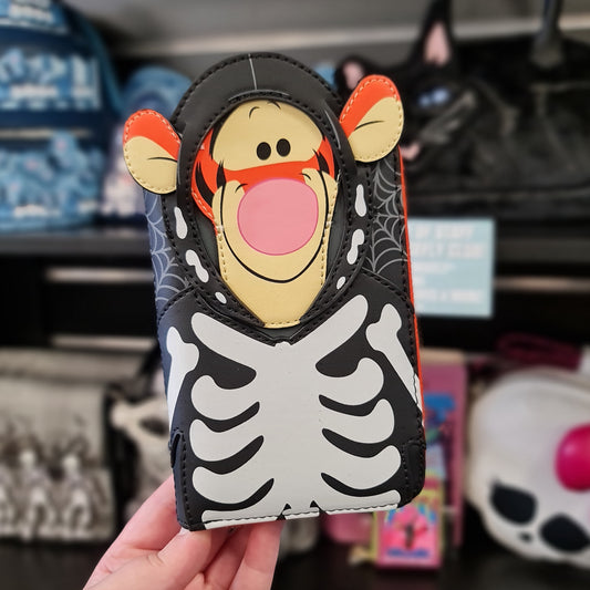 WTP SKELETON TIGGER ZIP AROUND WALLET