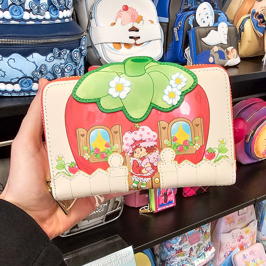 STRAWBERRY SHORTCAKE STRAWBERRY HOUSE ZIP AROUND WALLET