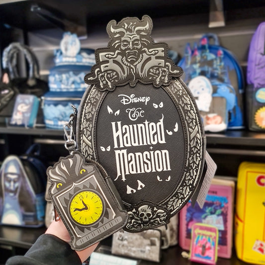 HAUNTED MANSION PLAQUE CROSSBODY BAG