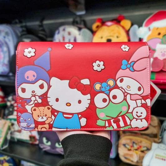 LF SANRIO HELLO KITTY & FRIENDS COLOR BLOCK CROSSBODY BAG