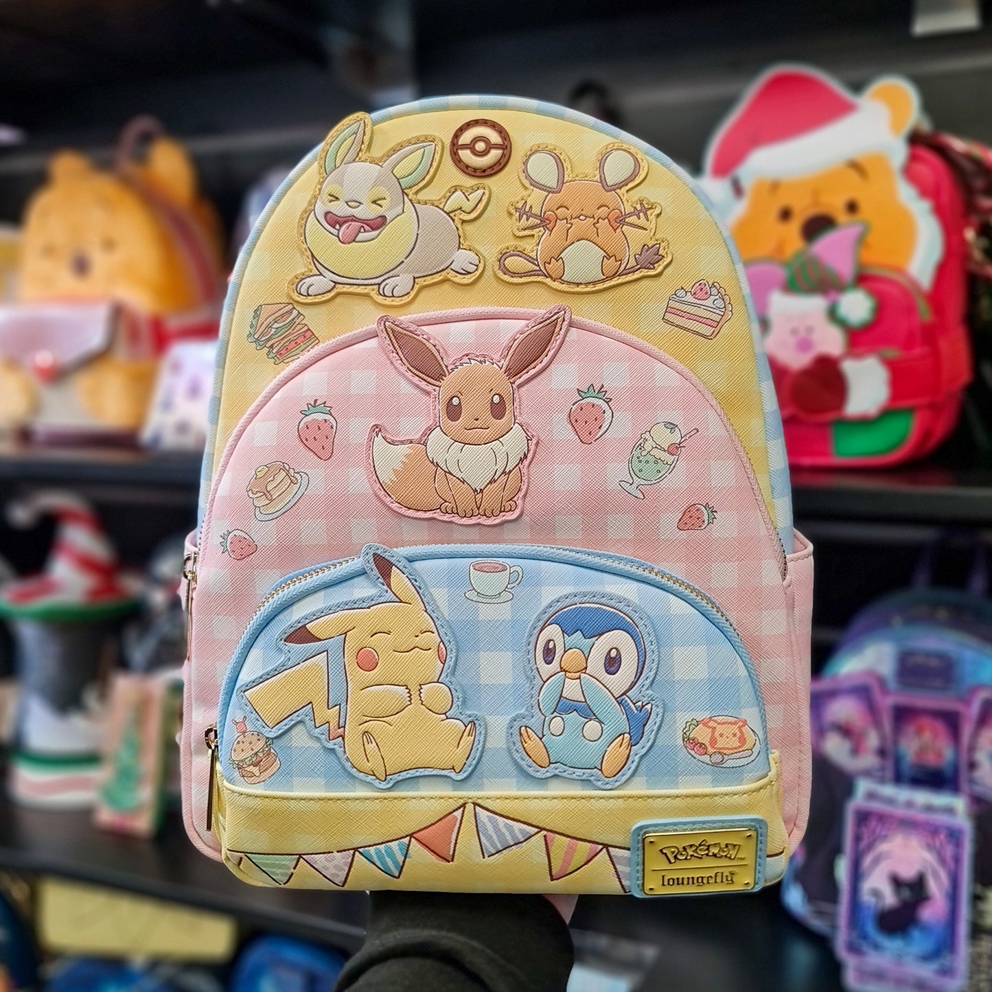 LF POKEMON CAFE TRIPPLE POCKET BACKPACK