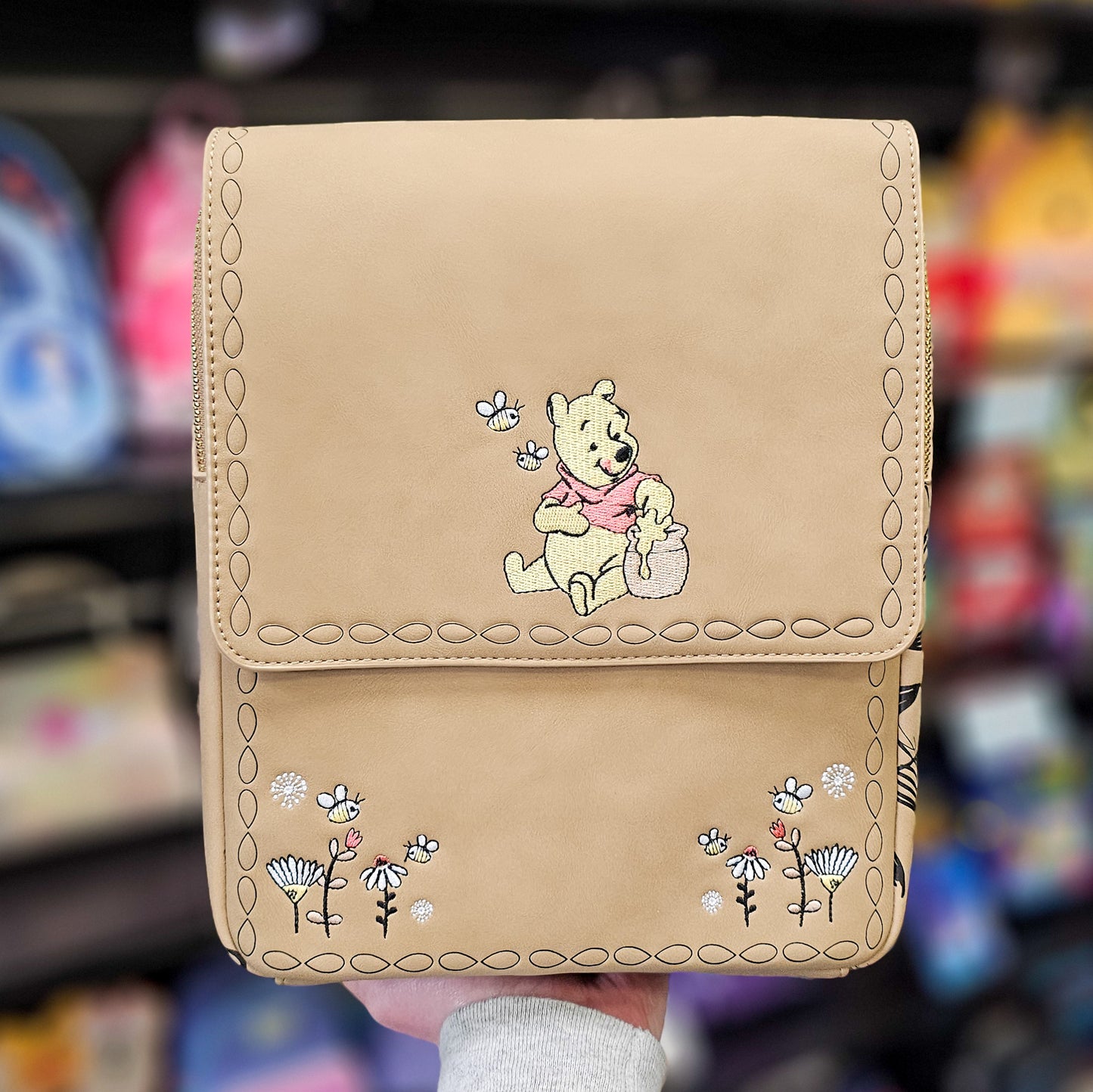 DISNEY WTP POOH MINIMAL EMBROIDERED MINI BACKPACK EXCLUSIVE
