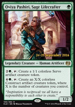 Oviya Pashiri, Sage Lifecrafter - Kaladesh: Promos (Rare) [PKLD-165]