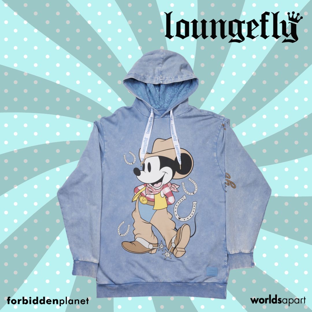 DISNEY WESTERN MICKEY UNISEX HOODIE