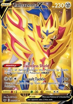 Zamazenta V - Sword & Shield (Secret Rare) [SSH-212]