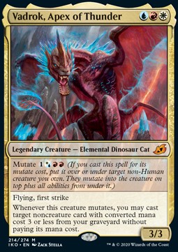 Vadrok, Apex of Thunder - Ikoria: Lair of Behemoths (Mythic) [IKO-214]