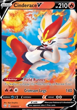 Cinderace V - Shining Fates (Ultra Rare) [SHF-18]